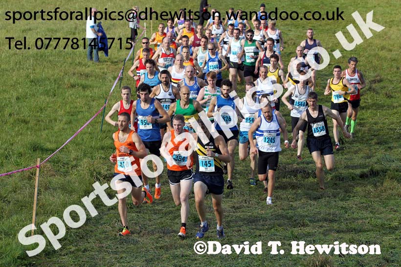 Senior mens North East Harrier League, Cramlington. Photo: David T. Hewitson/Sports for All Pics